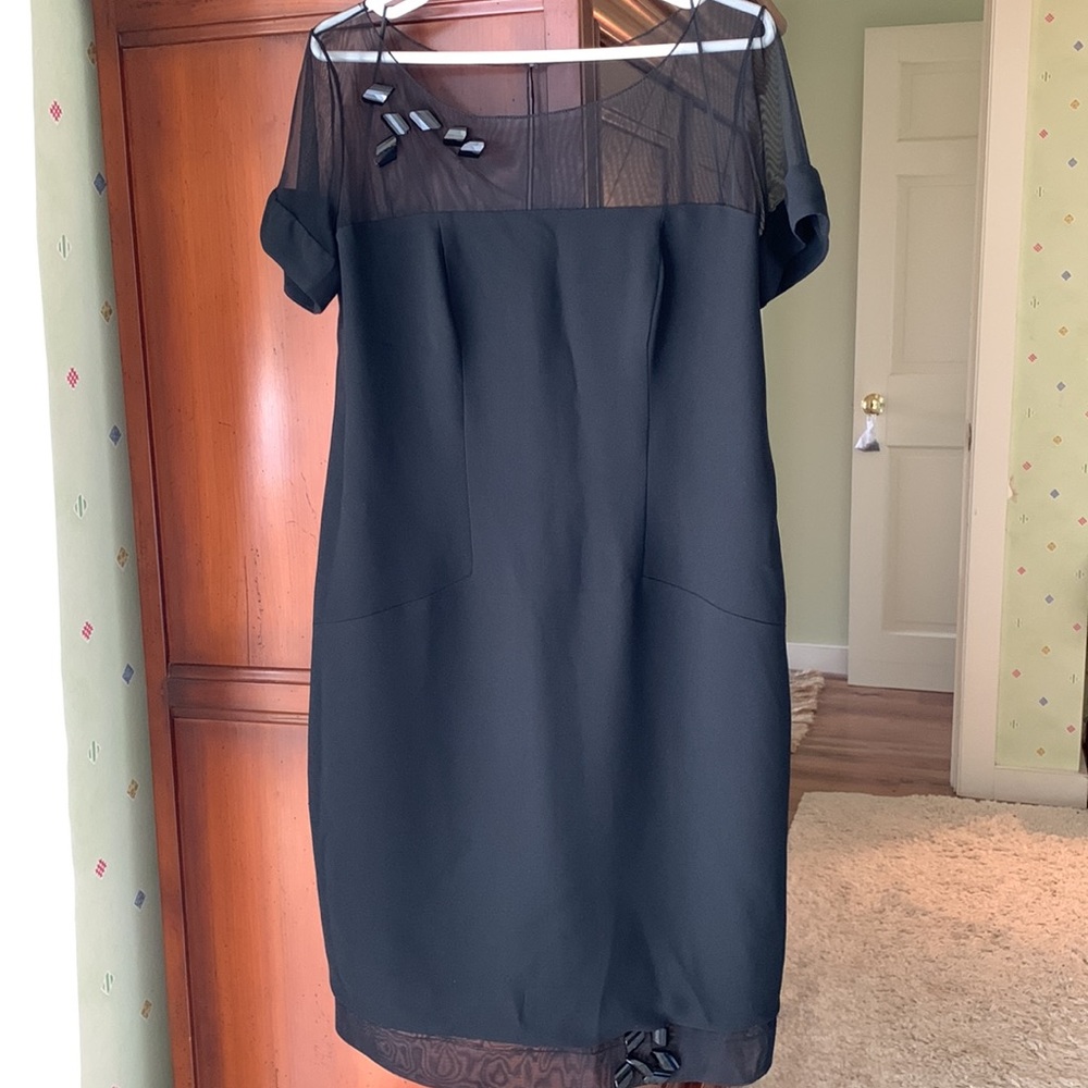 Victoria Lopez Castro Black Cocktail Dress